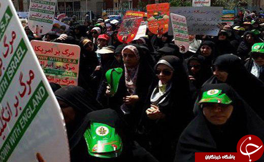 جلوه هایی از اقتدار و قدرت ملت ایران در راهپیمایی روز قدس