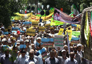 راهپیمایی روز جهانی قدس در بروجرد  + تصاویر