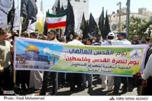 راهپیمایی روز جهانی قدس در رام الله + فیلم