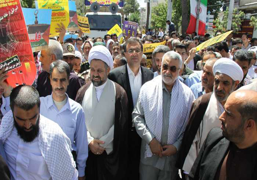 راهپیمایی روز جهانی قدس در بروجرد  + تصاویر