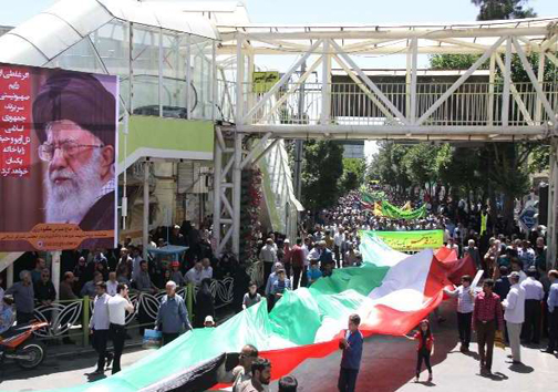 راهپیمایی روز جهانی قدس در بروجرد  + تصاویر