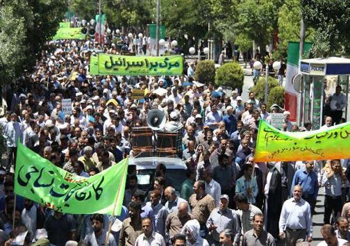 راهپیمایی روز جهانی قدس در بروجرد  + تصاویر