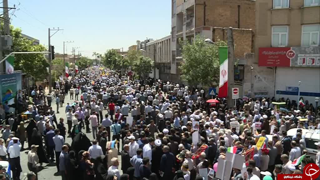 آغاز راهپیمایی روزجهانی قدس در استان مرکزی + تصاویر