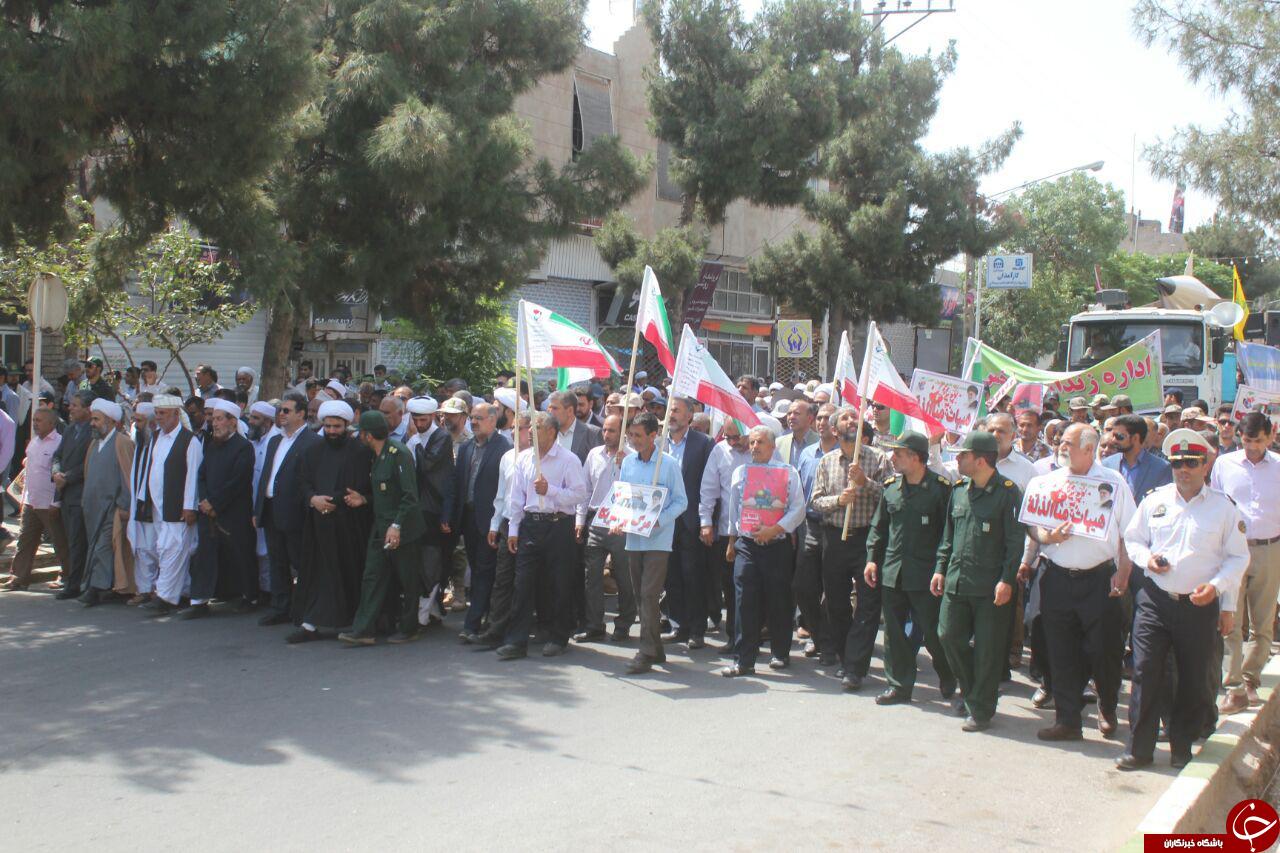 راهپیمایی روز قدس در شهرهای خراسان رضوی به روایت تصویر