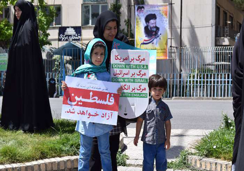 راهپیمایی روز جهانی قدس در دورود + تصاویر