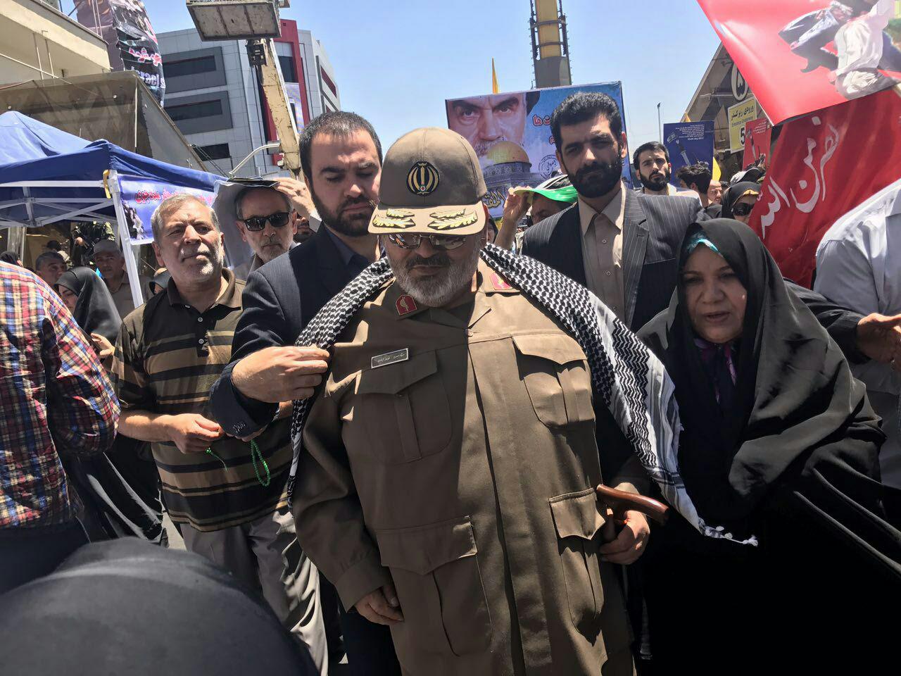 مسئولانی که با خانواده در راهپیمایی روز قدس شرکت کردند + تصاویر