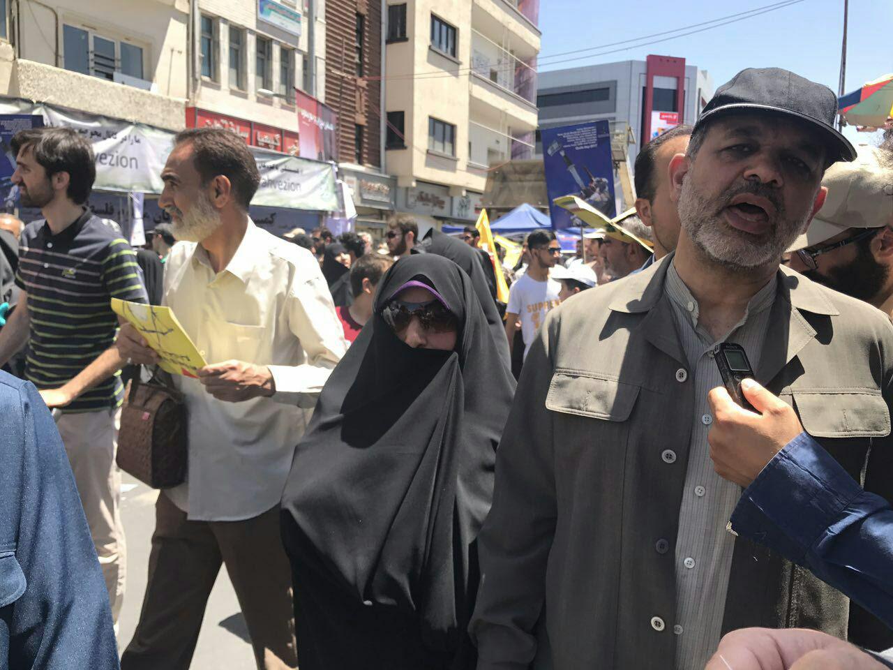 مسئولانی که با خانواده در راهپیمایی روز قدس شرکت کردند + تصاویر