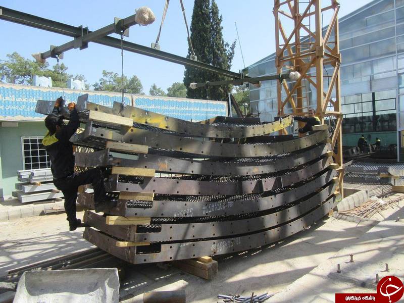 تشریح مراحل ساخت گنبد جدید حرم امام حسین(ع) +عکس تشریح مراحل ساخت گنبد جدید حرم امام حسین(ع) +عکس