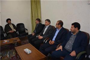 دیدار کارکنان اداره امور مالیات بانماینده ولی فقیه در استان