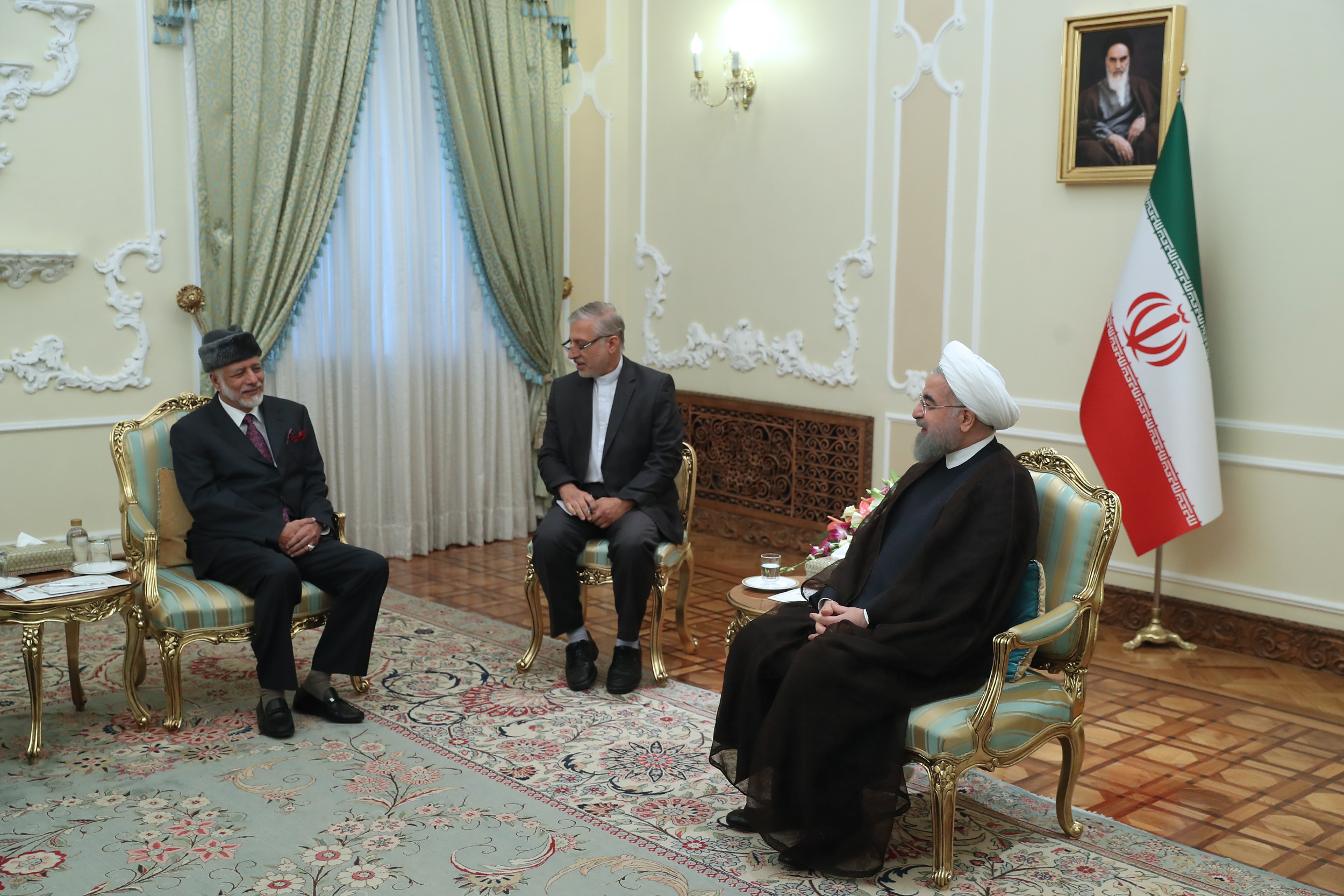 دیدار روحانی و وزیر خارجه عمان