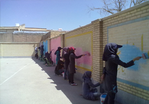 مرمت مدارس با مشارکت دانش آموزان
