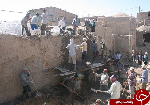 مرمت مسجد تاریخی در شهرستان قاینات+تصاویر