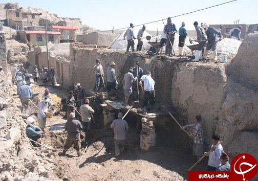 مرمت مسجد تاریخی در شهرستان قاینات+تصاویر