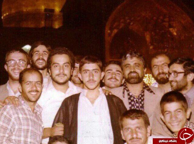 عکس دیده نشده از مداحان معروف با شهید غلامعلی رجبی