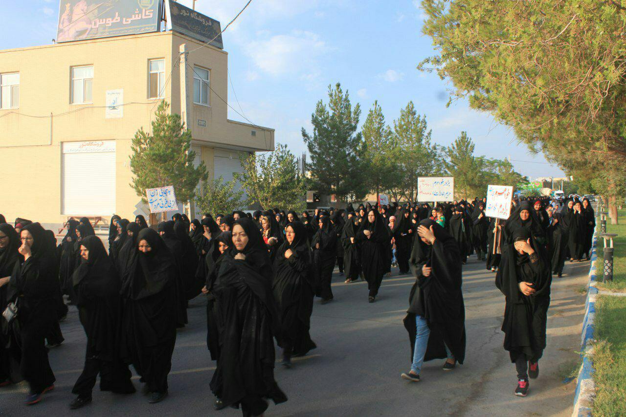 برگزاری راهپیمایی عفاف وحجاب در انار