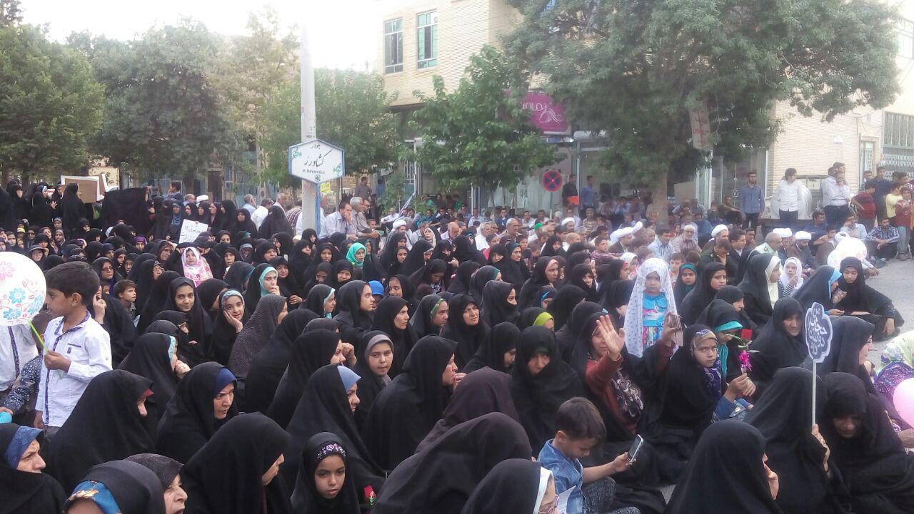 پیاده روی صیانت از حریم خانواده در شهربابک + تصاویر