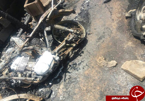 چادر عشایر در آتش سوخت + عکس