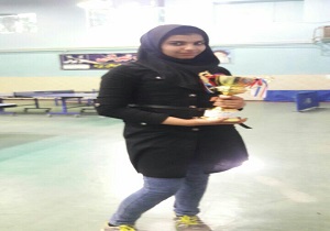 حضور پینگ پنگ باز بافقی در مسابقات کشوری مدارس