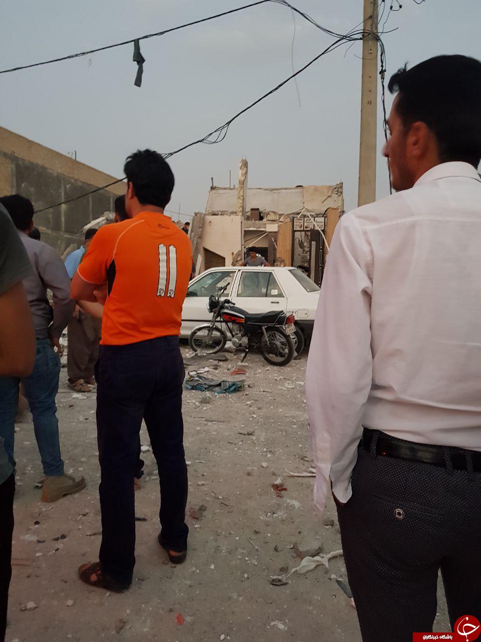 انفجار مرگبار منزل مسکونی در بهبهان + تصاویر