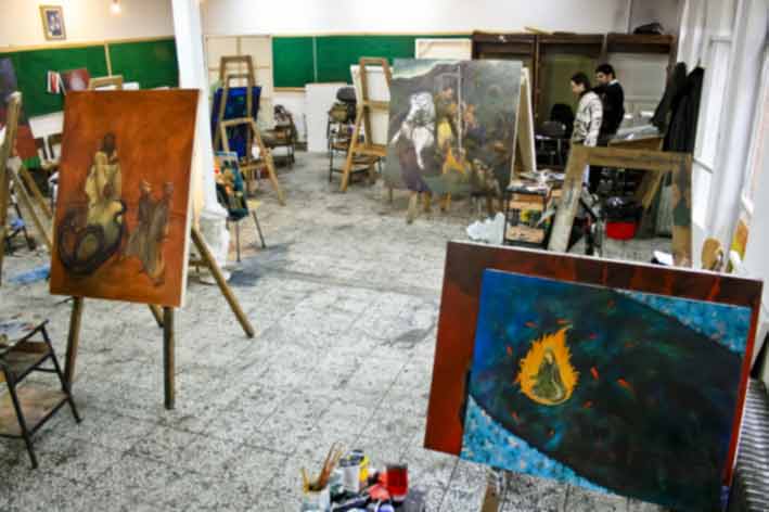 برگزاری کارگاه نقاشی در ملایر