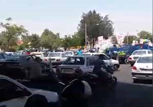 خیابانی در قُرق میوه‌فروشان! + فیلم