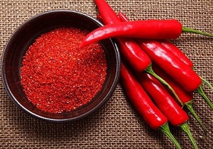 تاثیر فلفل قرمز در رفع اسپاسم عضلانی