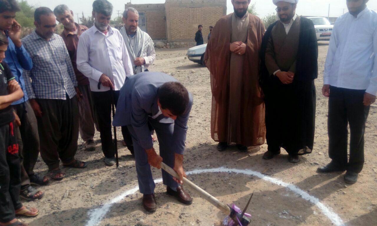 آغاز ساخت خانه قرآنی روستای گزآباد علیا درعنبرآباد