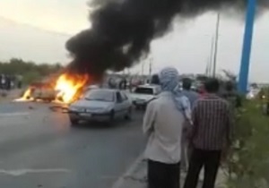 برخورد مرگبار زانتیا با پژو پارس + فیلم