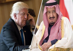 پادشاه عربستان پیروزی در موصل را به ترامپ تبریک گفت