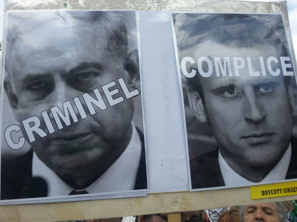 اعلام انزجار فرانسویان از سفر نتانیاهو به پاریس