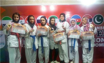 کاراته کاهای شهرداری همدان در مسابقات بین المللی جام وحدت درخشیدند