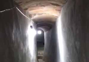 نمایی از آب انبار تاریخی در هرند + فیلم
