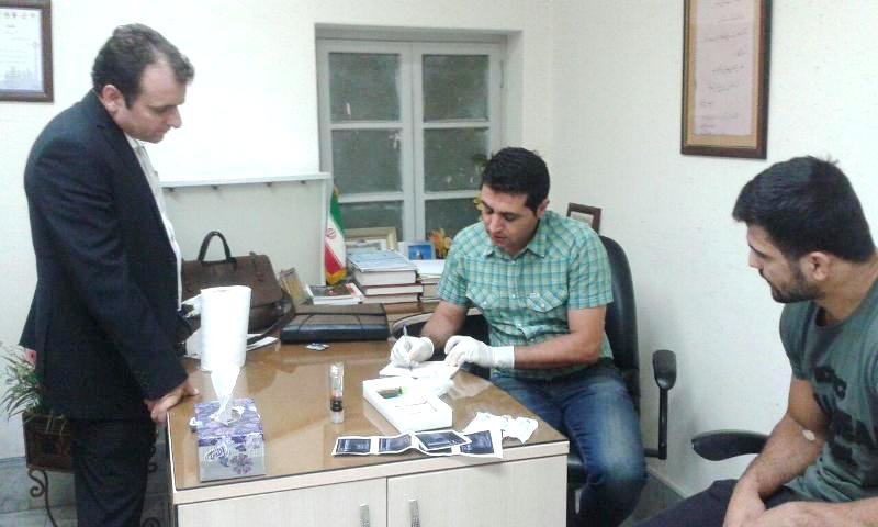 پیگیری روند درمانی عنواندار کشتی فرنگی جهان توسط دکتر ملک محمدی