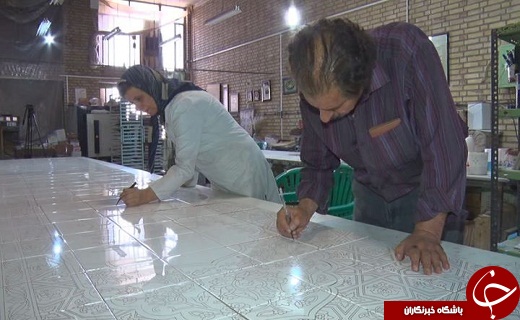 شاهکار هنر ایرانی در کاشی هفت رنگ
