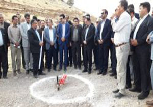 کلنگ زنی پارک تفریحی دشتروم