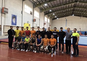 ورزشکار قزوینی در اردوی ایروبیک ژیمناستیک