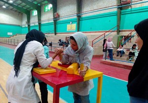 مسابقات مچ اندازی زنان در مهاباد
