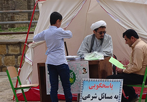 مشاوره مذهبی به زائرین در بقاع متبرکه فسا