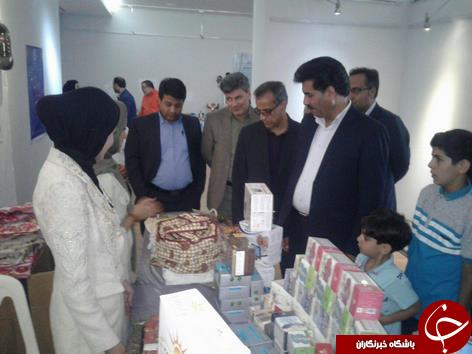 افتتاح نمایشگاه دستاوردهای مددجویان بهزیستی+عکس