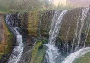 نمایی از آبشار زیبای روستای «کت» + فیلم