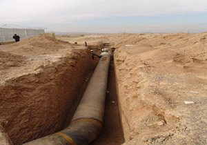 توسعه و بازسازی شبکه توزیع روستای کریان