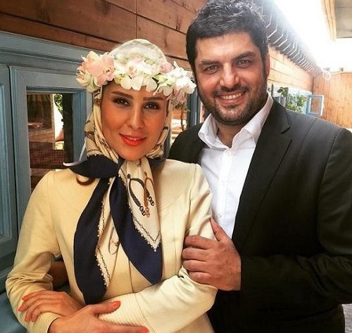 سام درخشانی و همسرش