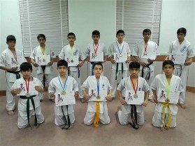 کسب ۸ عنوان برتر کاراته کشوری توسط دانش آموزان شادگانی