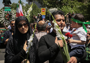 تجدید میثاق اصفهانی‌ها با شهدای تازه تفحص شده