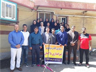کلاس عملی تیراندازی با کمان در نهاوند