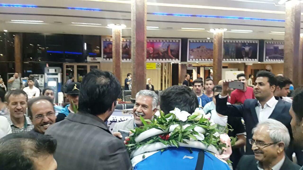 مراسم استقبال از قهرمانان کاراته آسیا + تصاویر
