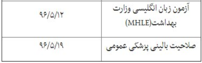 تقویم آزمون&zwnj;های علوم پزشکی مرداد ماه اعلام شد
