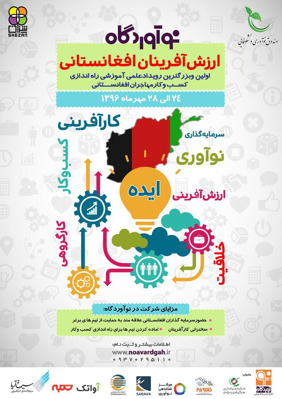 نحستین نوآوردگاه ارزش آفرینان مهاجرین افغانستانی مقیم ایران
