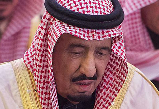 گاف ملک سلمان در نشست با وزیر امور خارجه آمریکا+فیلم