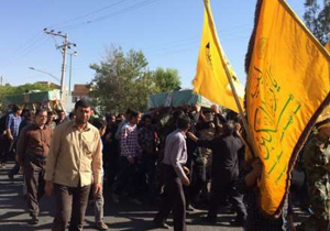 پیکر دو شهید مدافع حرم در کاشان به خاک سپرده شد